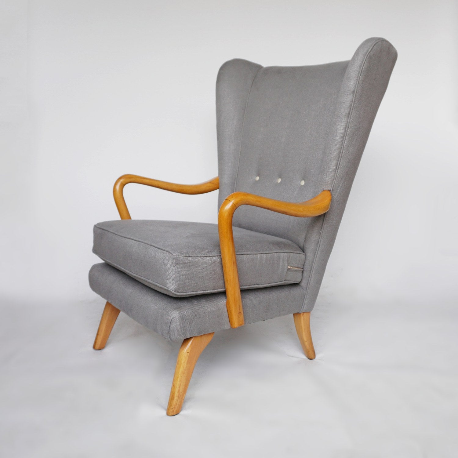 Pair of Mid-Century Modern Bambino Armchairs by Howard Keith Jeroen Markies Art Deco