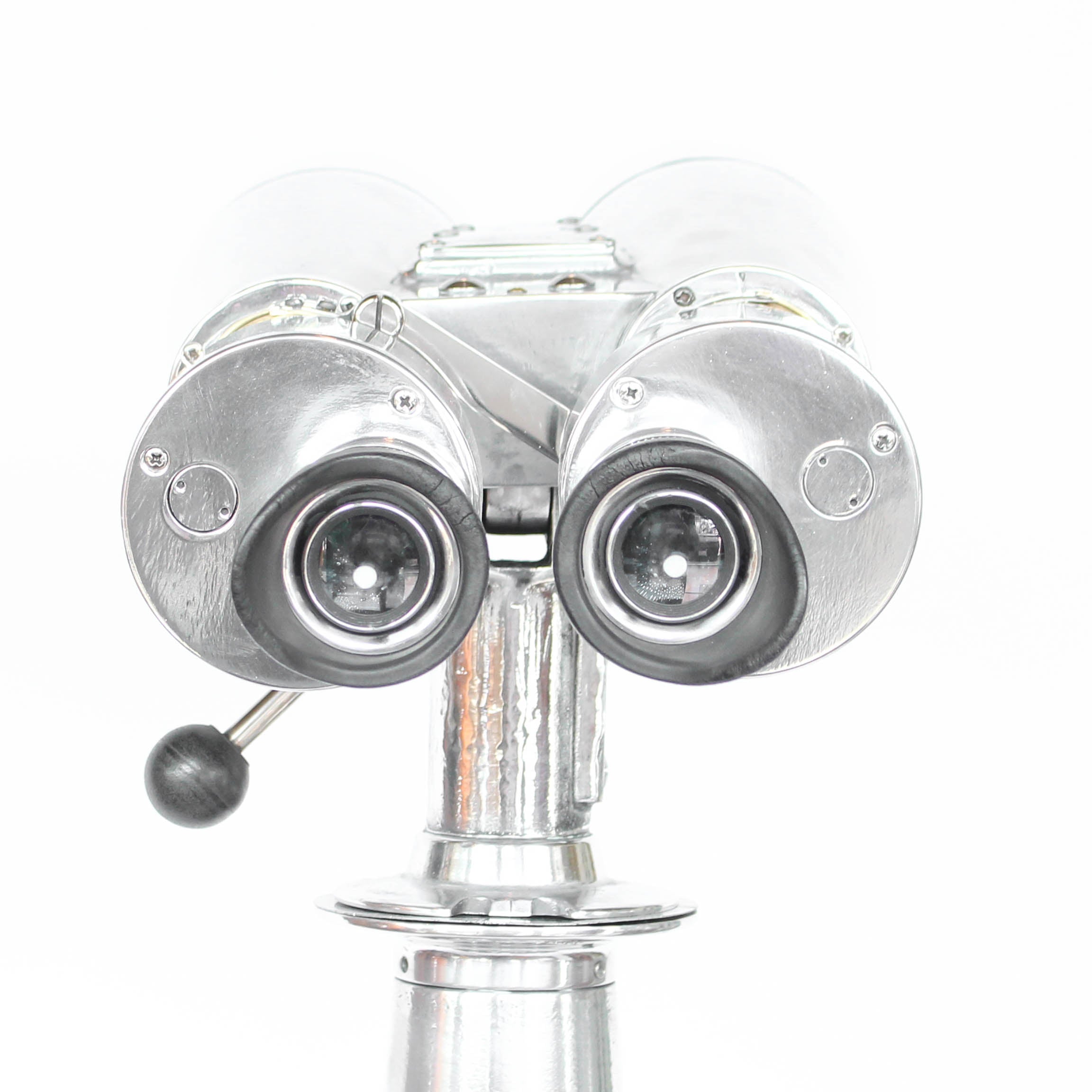Art Deco Fuji Meibo binoculars on wooden stand at Jeroen Markies 