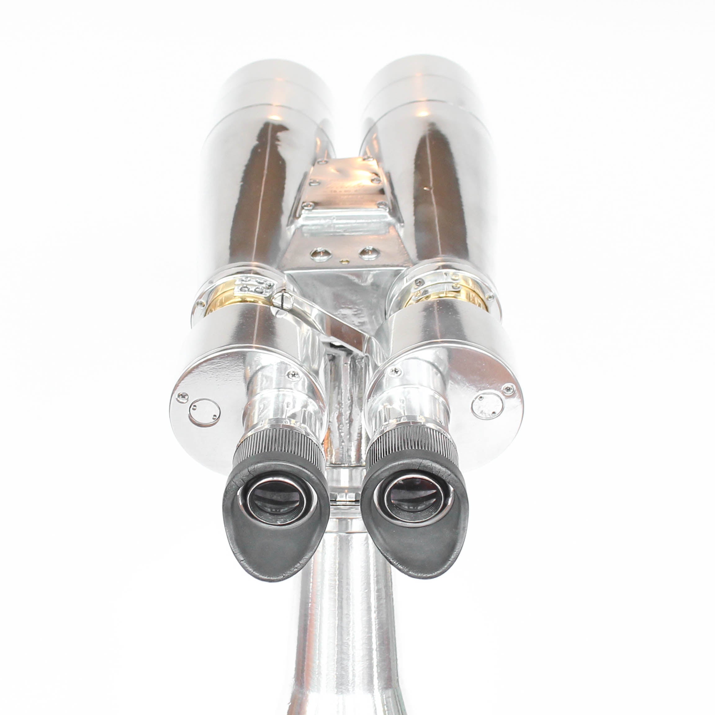 Art Deco Fuji Meibo binoculars on wooden stand at Jeroen Markies 
