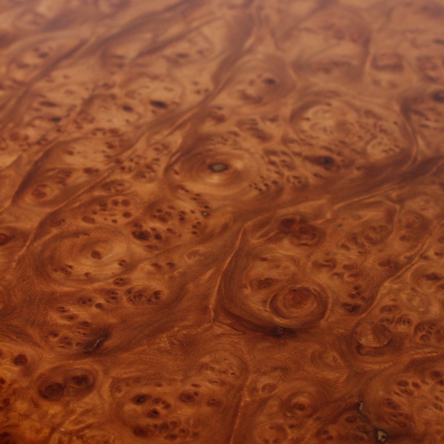 Art Deco, burr walnut chest of drawers. Original wooden handles. H.G Furniture sticker at Jeroen Markies.