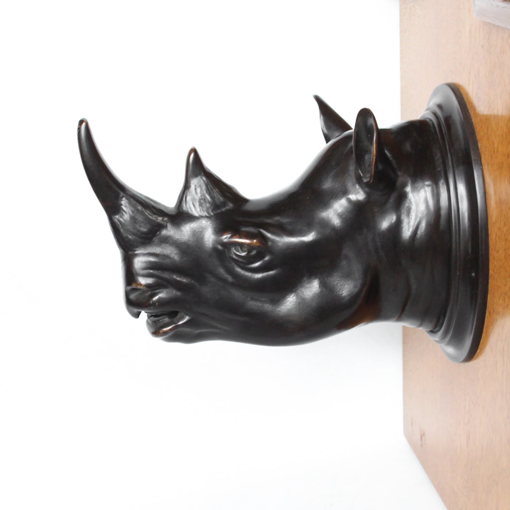 Bronze Rhinoceros Sculpture