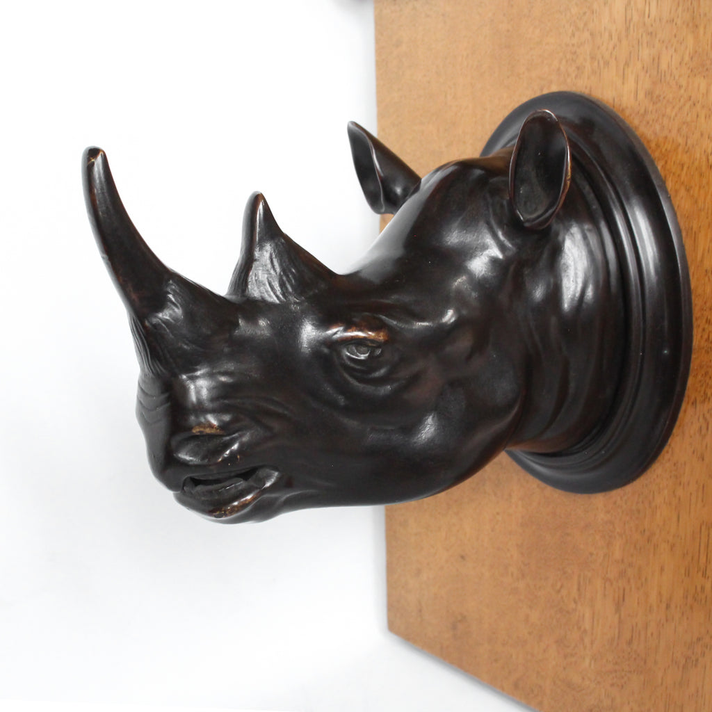 Bronze Rhinoceros Sculpture
