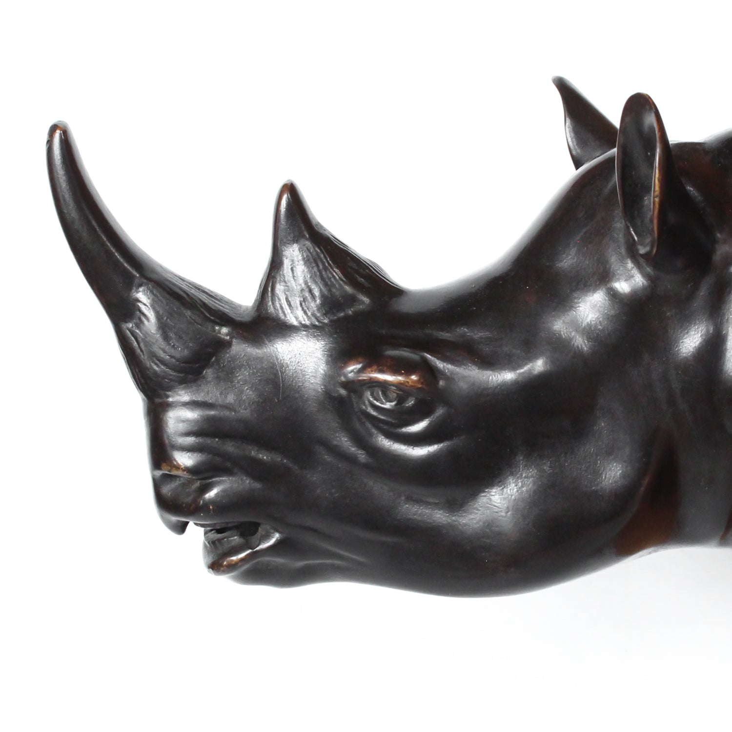 Bronze Rhinoceros Sculpture