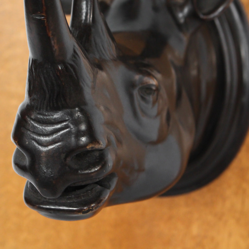 Bronze Rhinoceros Sculpture