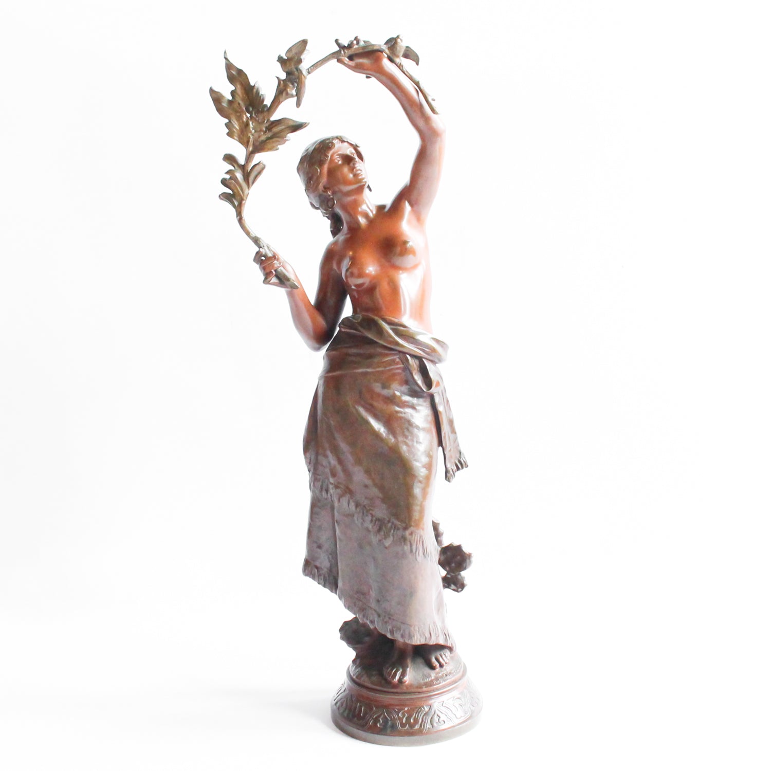 Bronze Gypsy - Auguste Moreau - Art deco sculpture - Jeroen Markies Art Deco