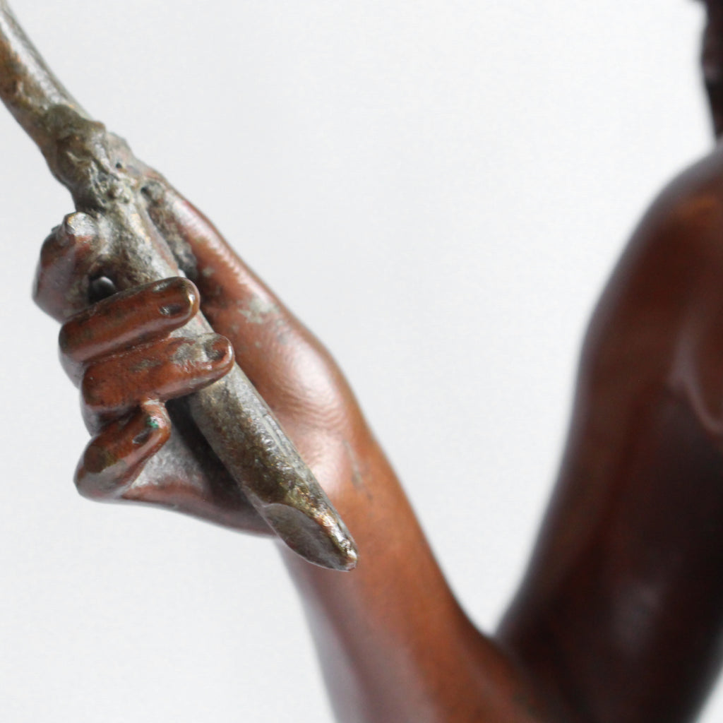 Bronze Gypsy - Auguste Moreau - Art deco sculpture - Jeroen Markies Art Deco