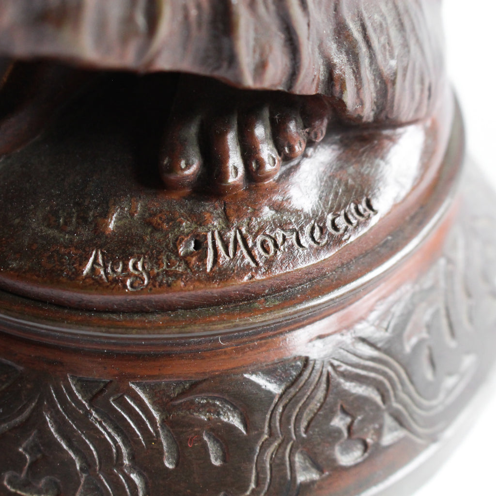 Bronze Gypsy - Auguste Moreau - Art deco sculpture - Jeroen Markies Art Deco
