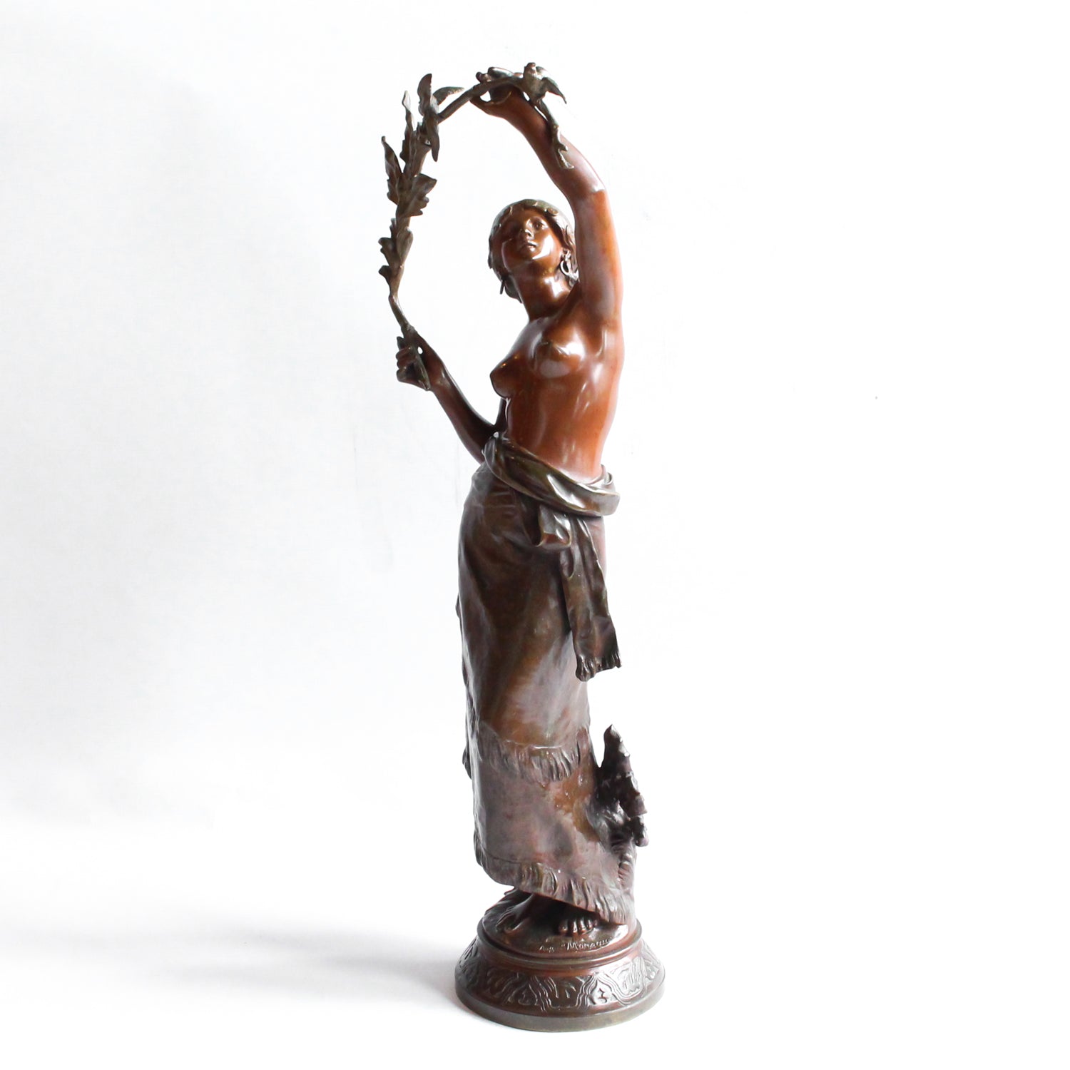 Bronze Gypsy - Auguste Moreau - Art deco sculpture - Jeroen Markies Art Deco
