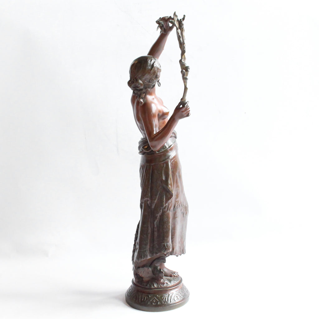 Bronze Gypsy - Auguste Moreau - Art deco sculpture - Jeroen Markies Art Deco