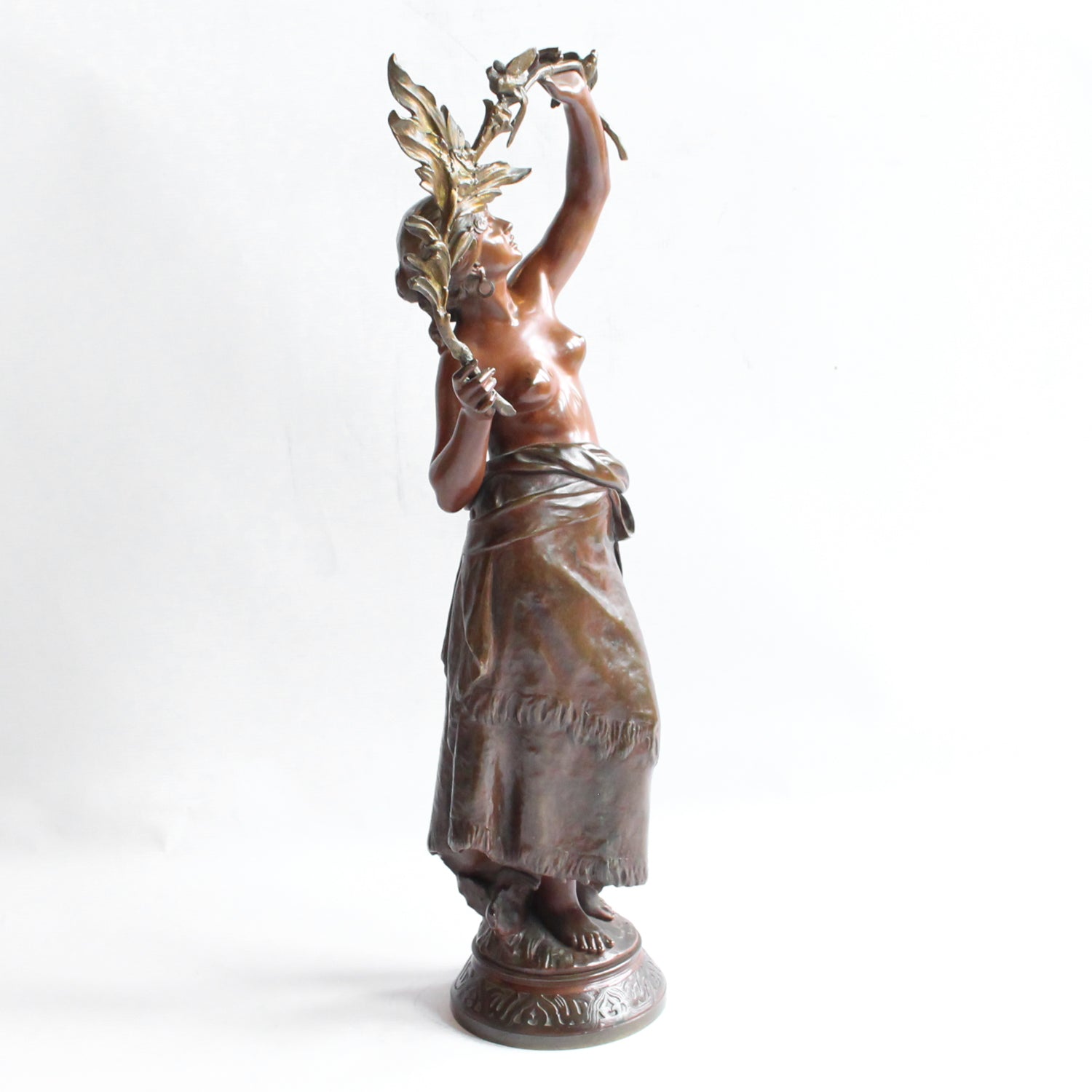 Bronze Gypsy - Auguste Moreau - Art deco sculpture - Jeroen Markies Art Deco