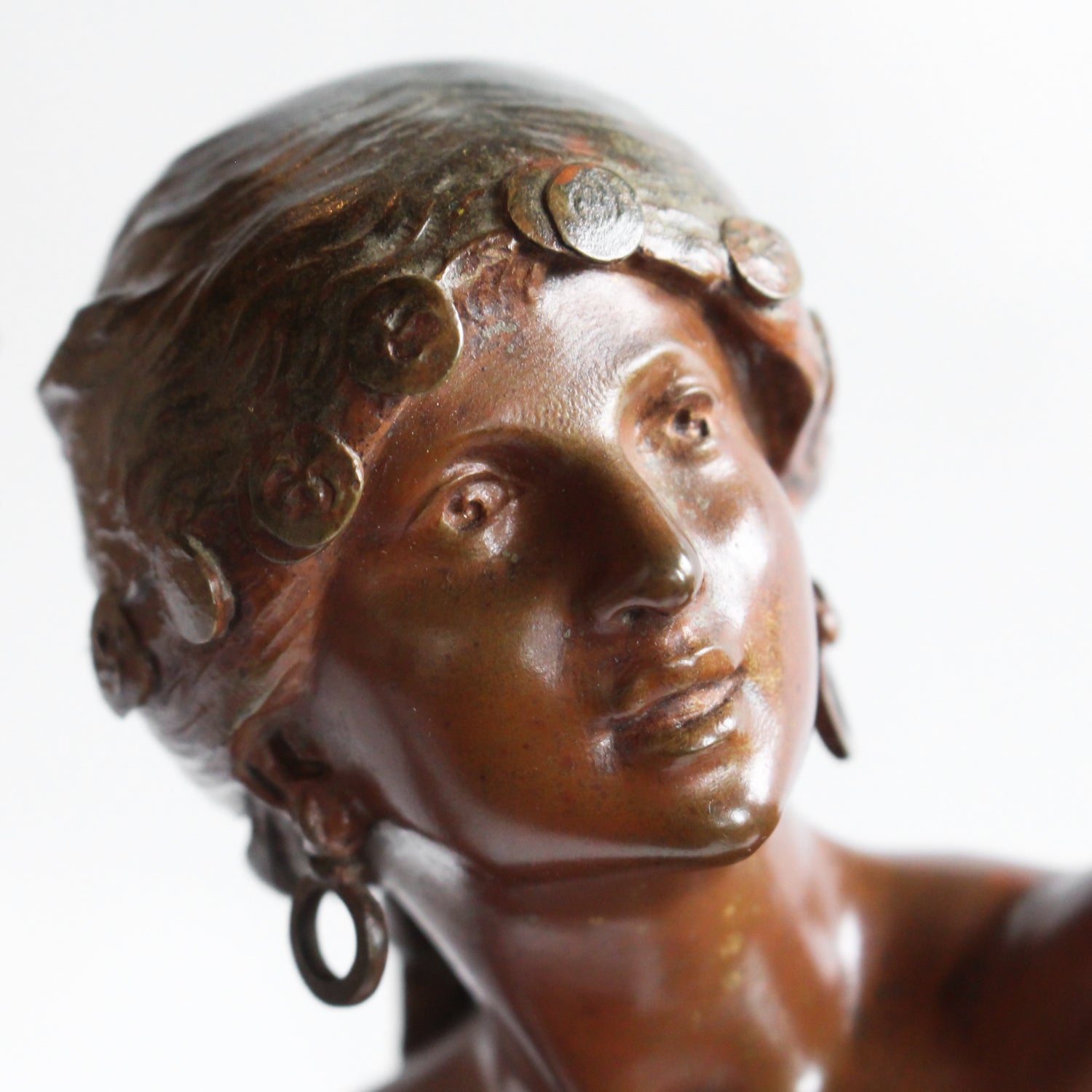 Bronze Gypsy - Auguste Moreau - Art deco sculpture - Jeroen Markies Art Deco