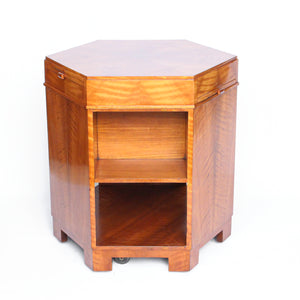 Art Deco Hexagonal Libary Table