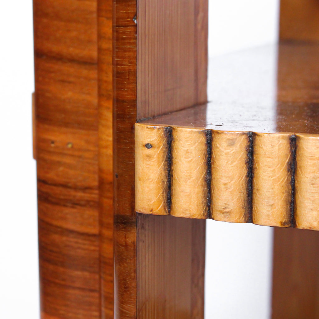 Walnut Veneer Side Table