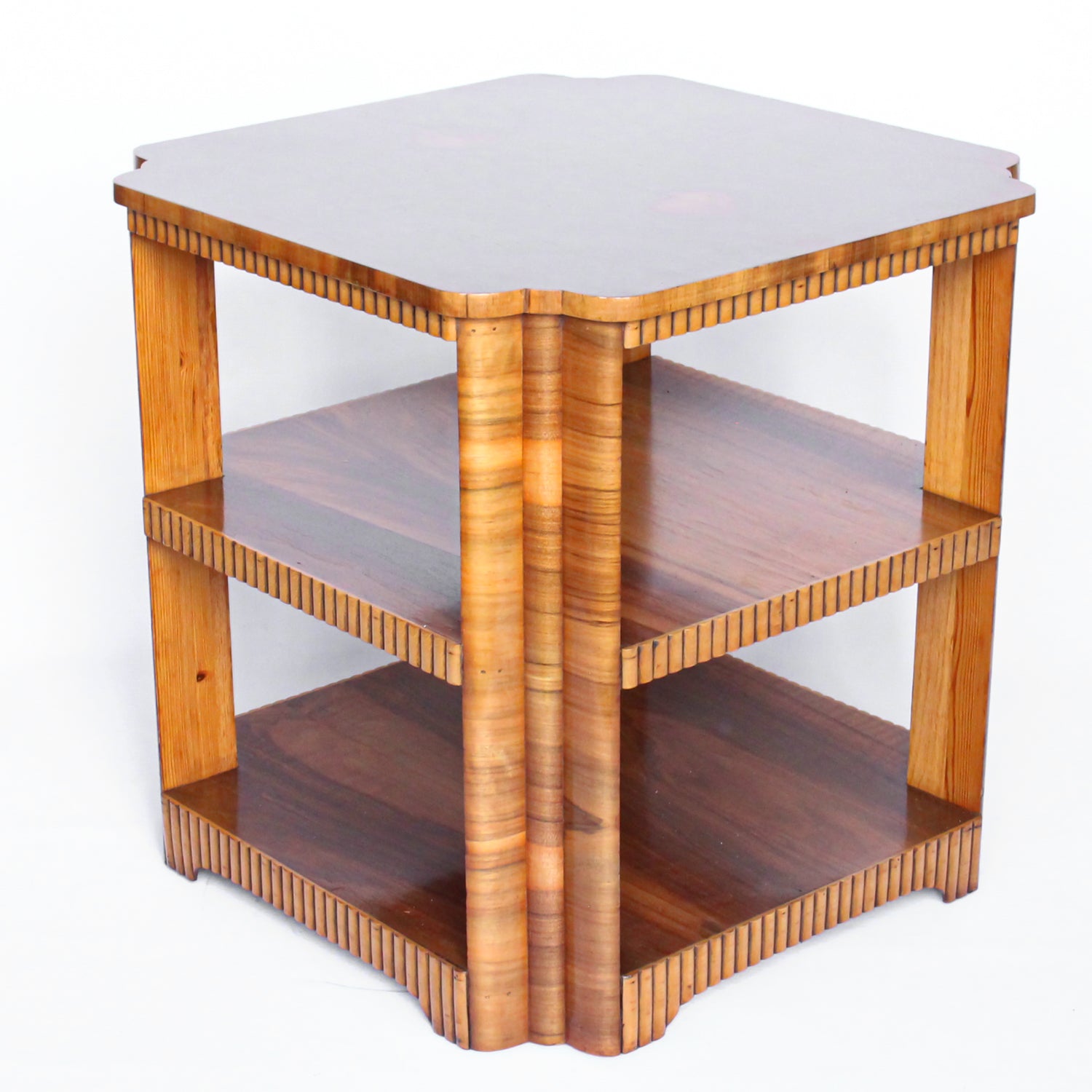 Walnut Veneer Side Table