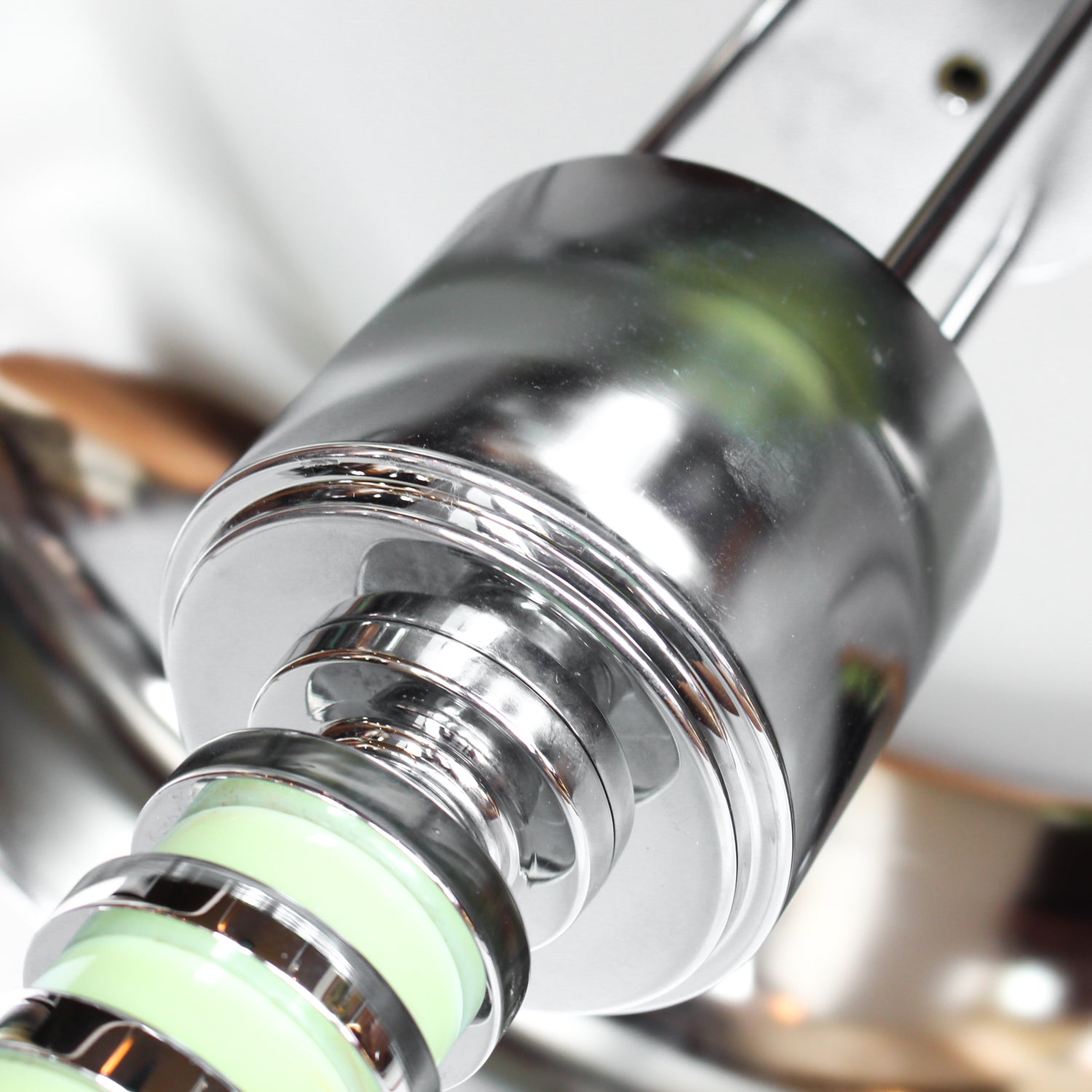 Art Deco Table Lamp - Mint Green Bakelite and Chrome - Jeroen Markies Art Deco