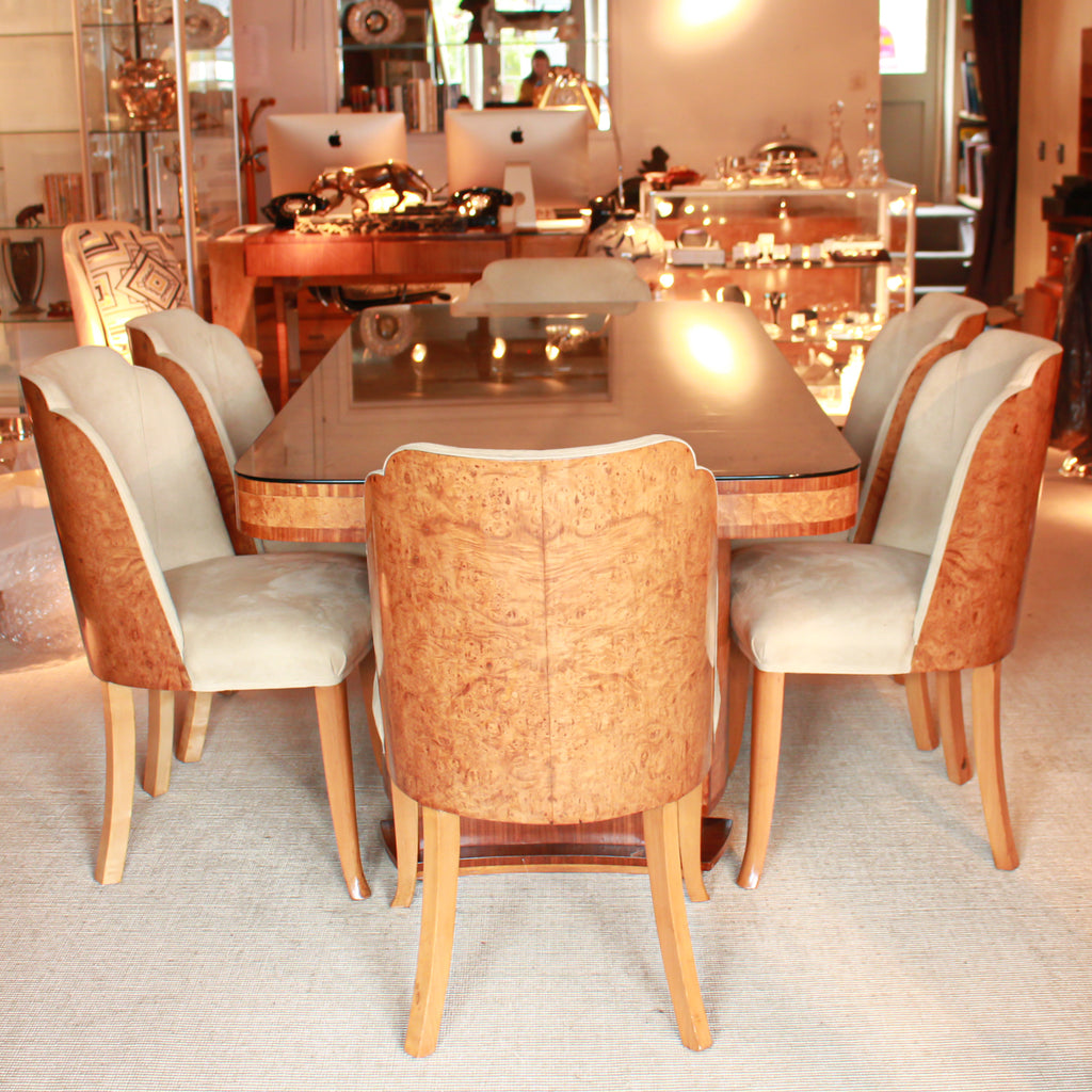 Art Deco 6 Seat Dining Suite