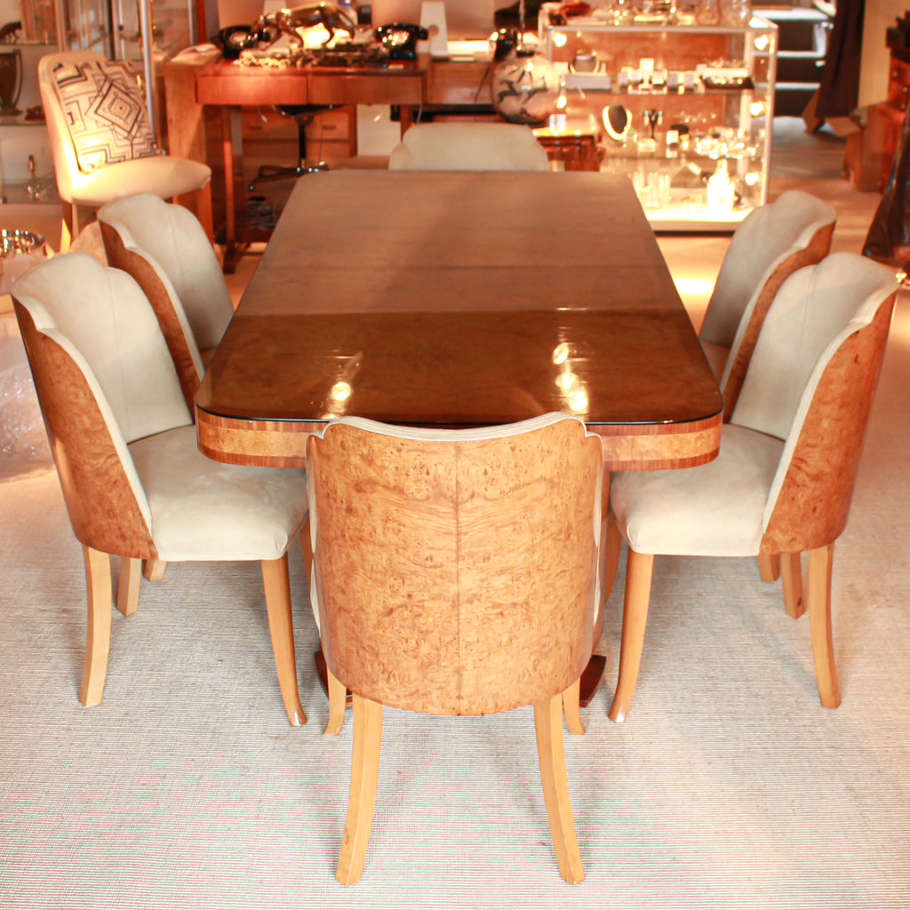 Art Deco 6 Seat Dining Suite