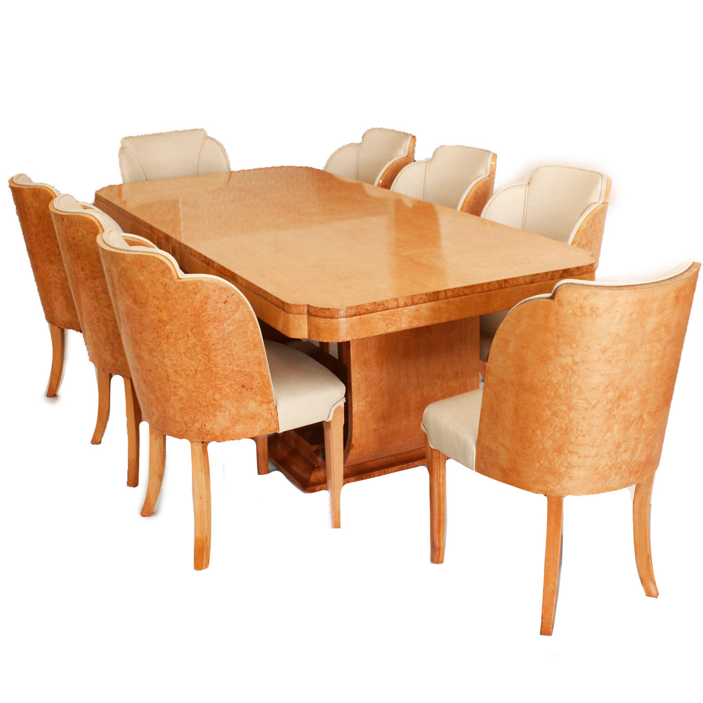 Art Deco 8 Seat Dining Suite