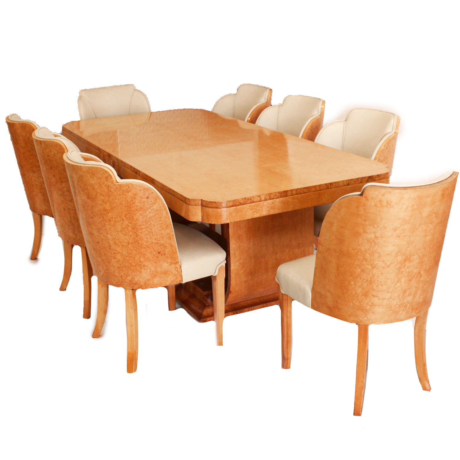 Art Deco 8 Seat Dining Suite