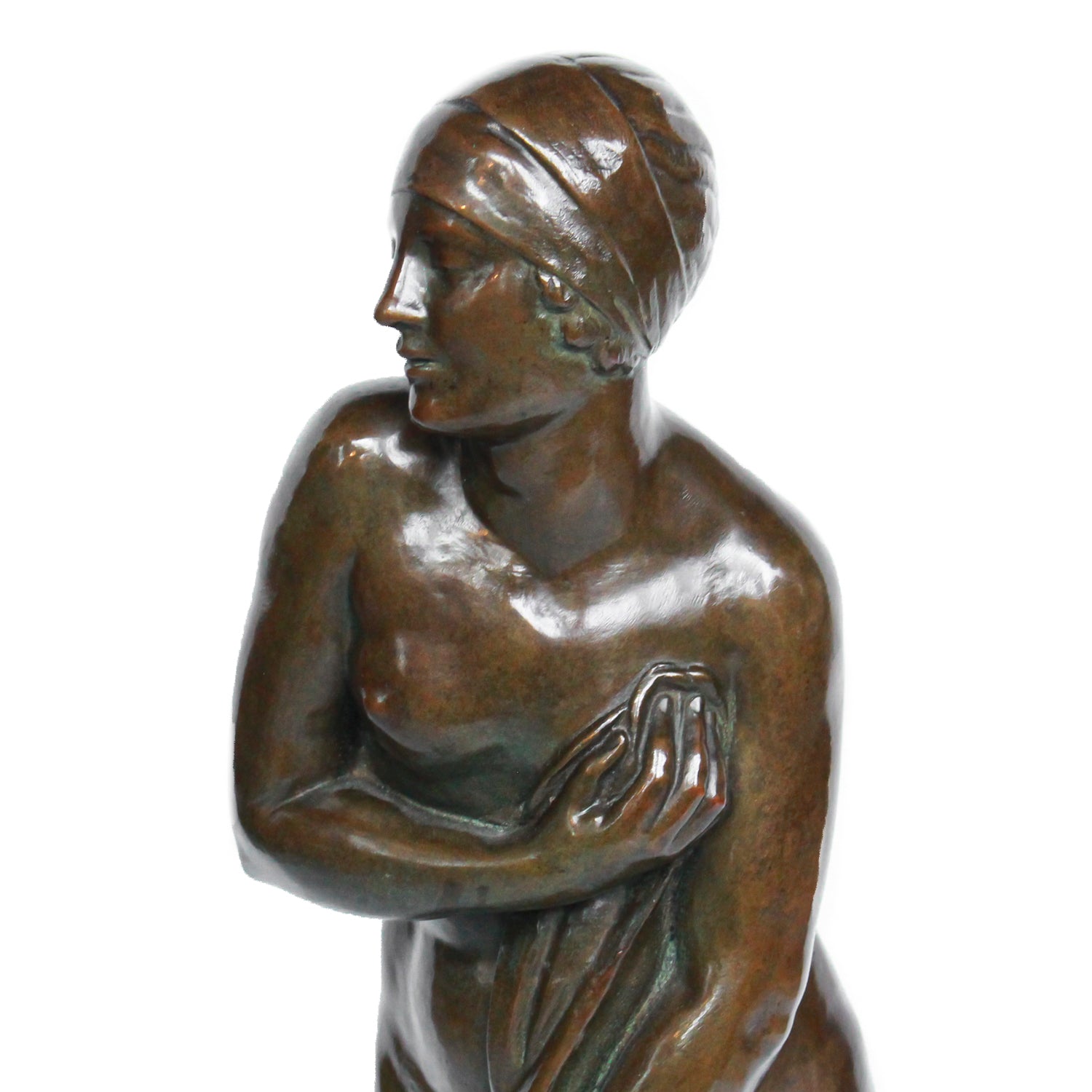 Le Bain de Champagne Caron - G. Chauvel - Art Deco Bronze Sculptures - Jeroen Markies Art Deco