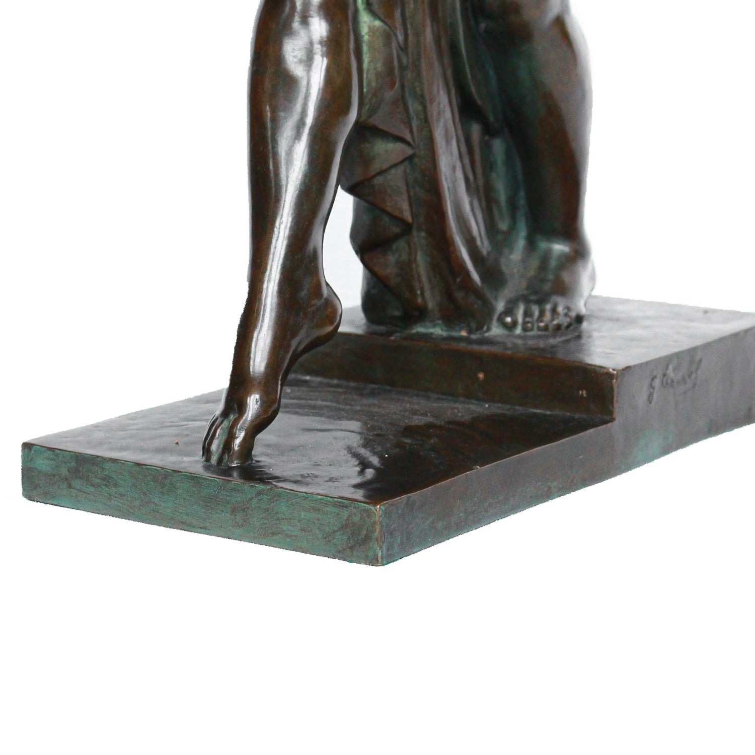 Le Bain de Champagne Caron - G. Chauvel - Art Deco Bronze Sculptures - Jeroen Markies Art Deco