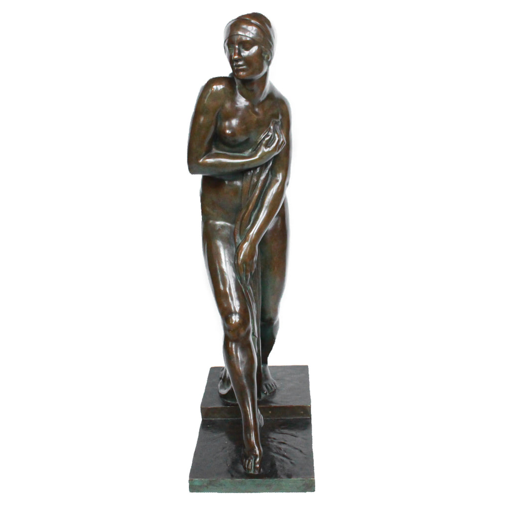 Le Bain de Champagne Caron - G. Chauvel - Art Deco Bronze Sculptures - Jeroen Markies Art Deco