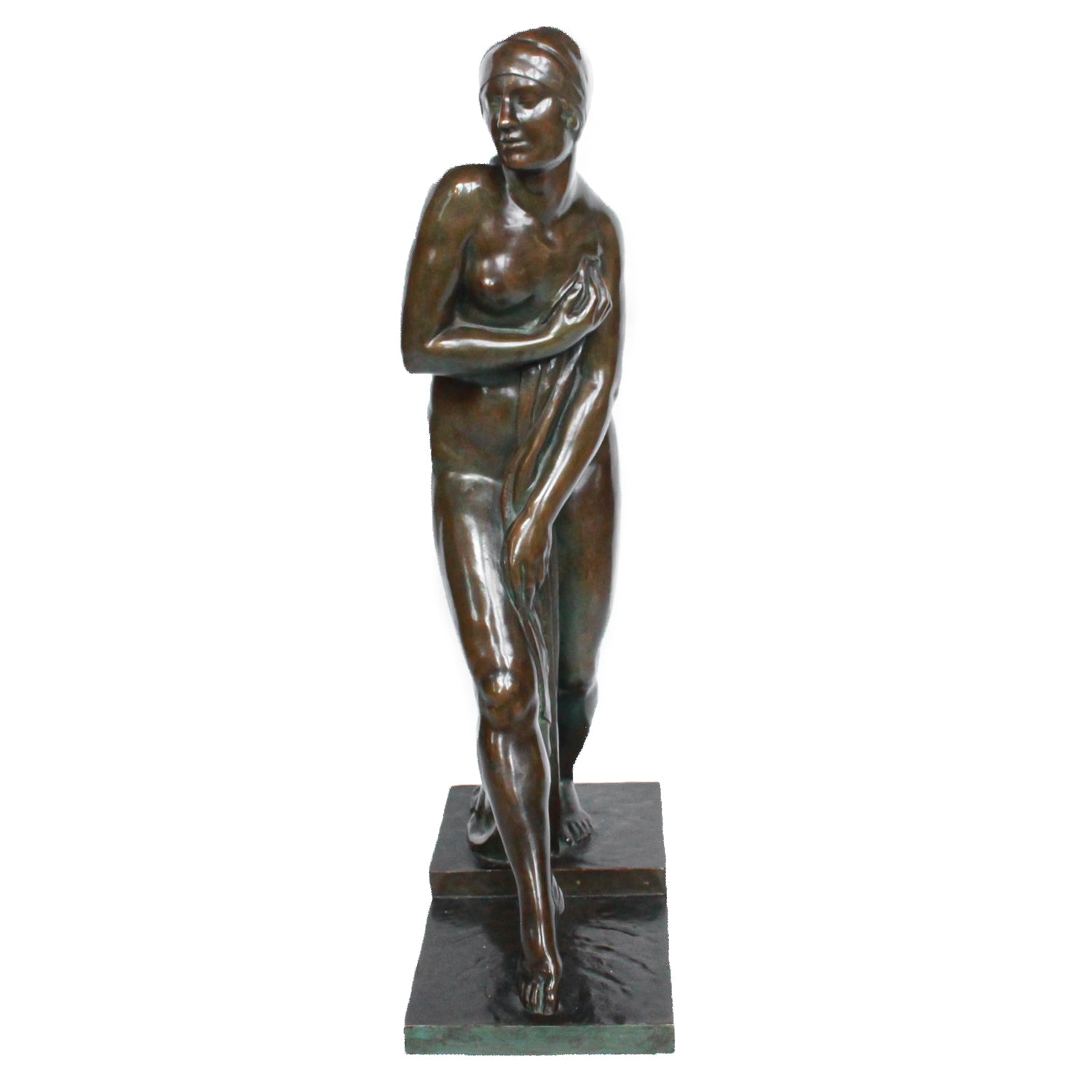 Le Bain de Champagne Caron - G. Chauvel - Art Deco Bronze Sculptures - Jeroen Markies Art Deco