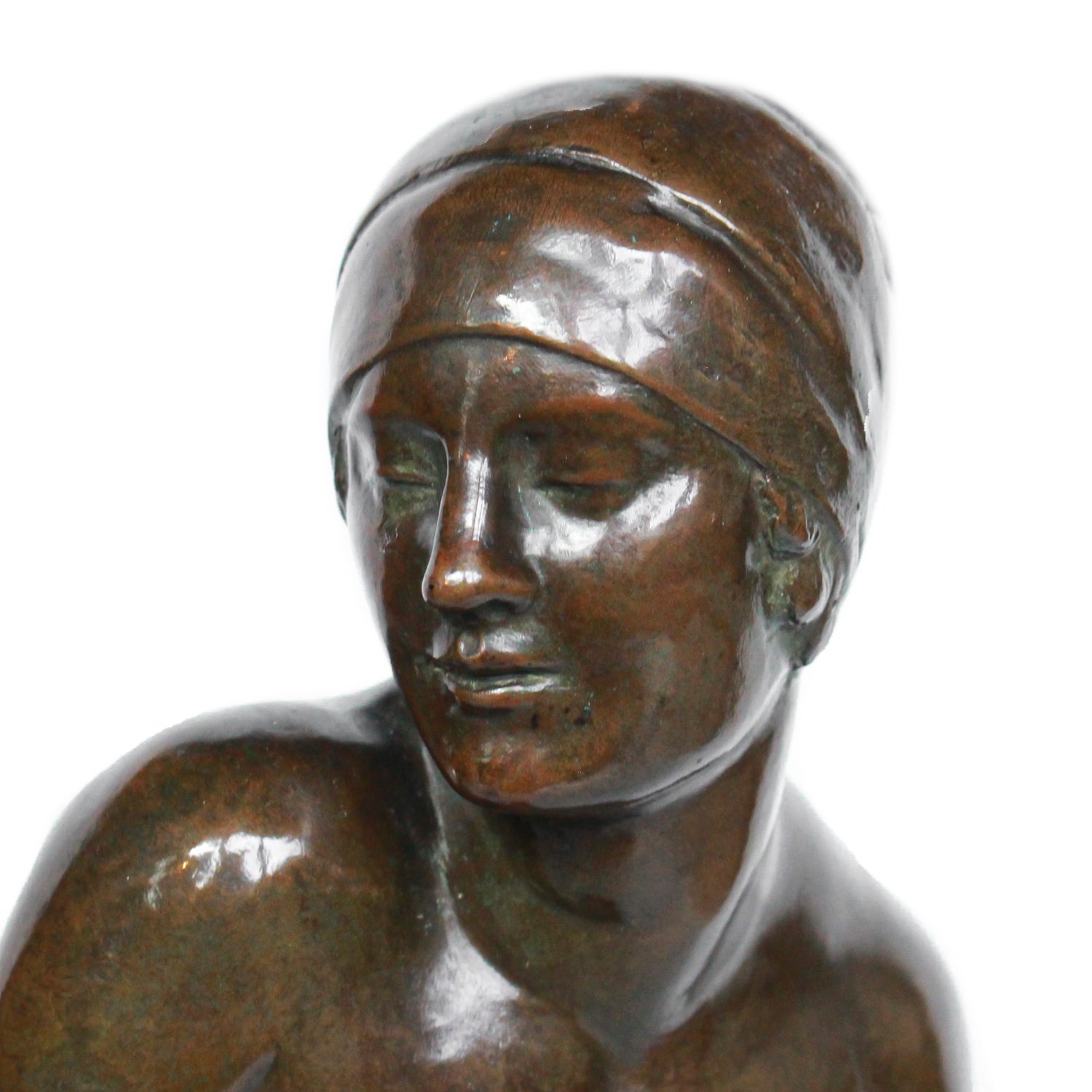 Le Bain de Champagne Caron - G. Chauvel - Art Deco Bronze Sculptures - Jeroen Markies Art Deco