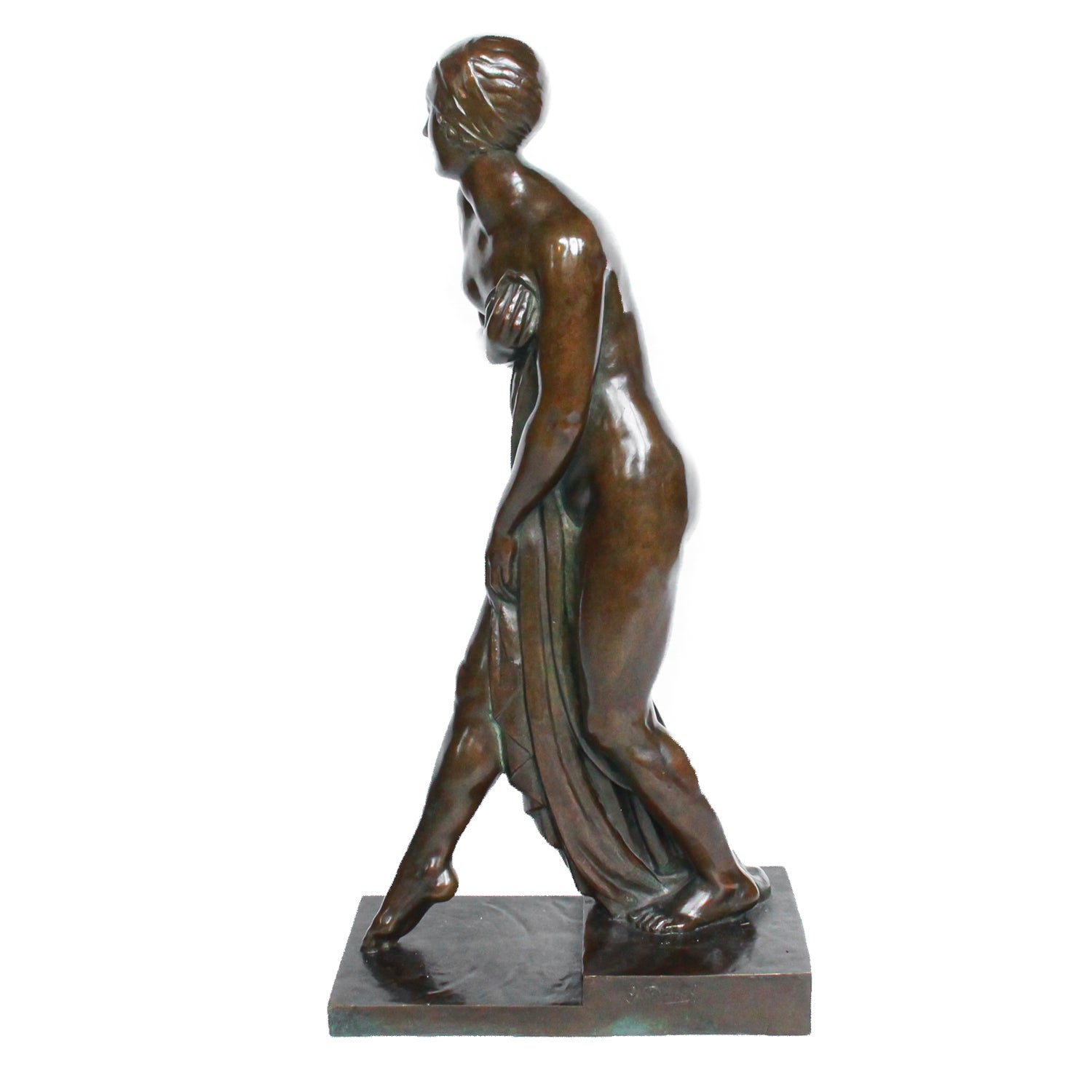 Le Bain de Champagne Caron - G. Chauvel - Art Deco Bronze Sculptures - Jeroen Markies Art Deco