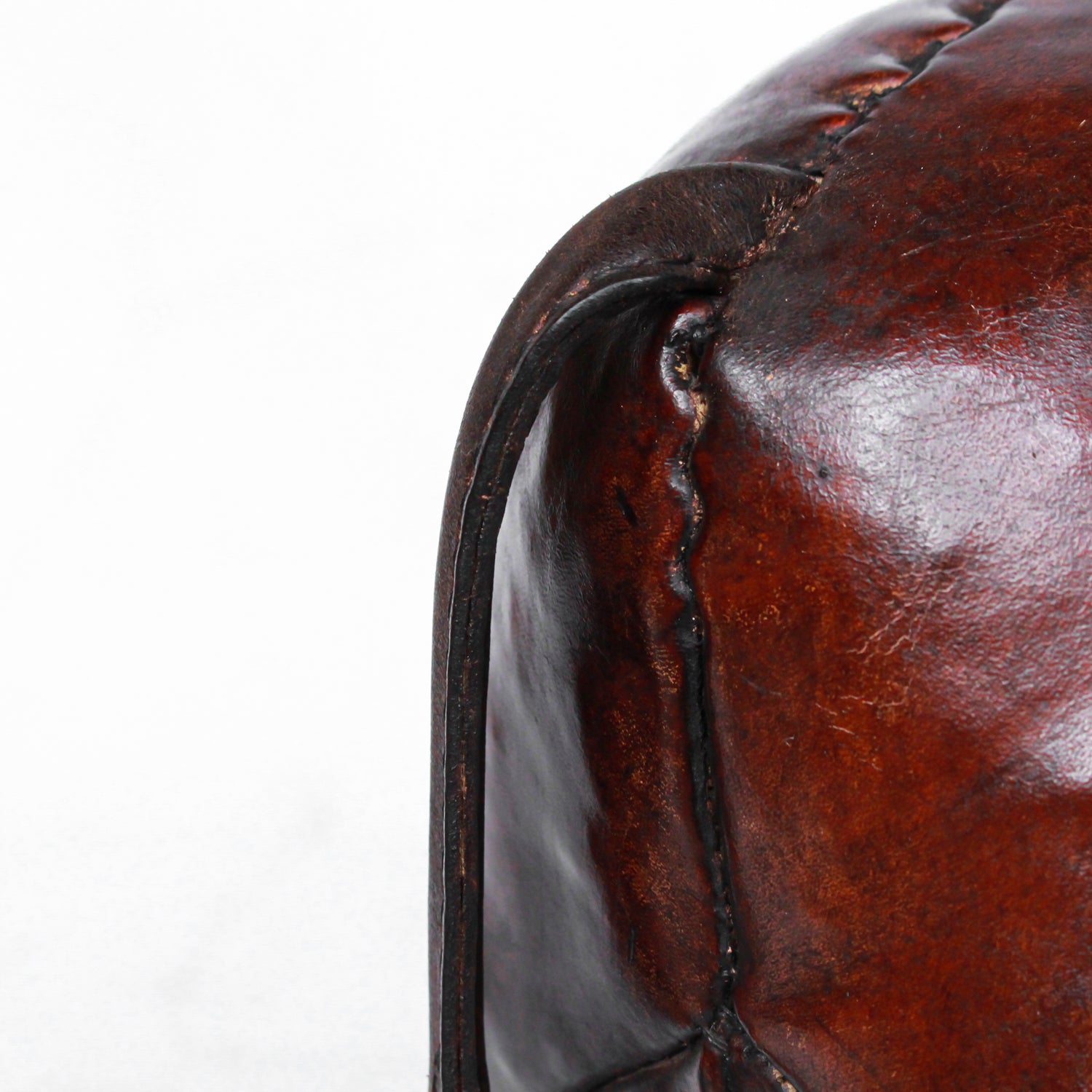 Leather Elephant Footstools