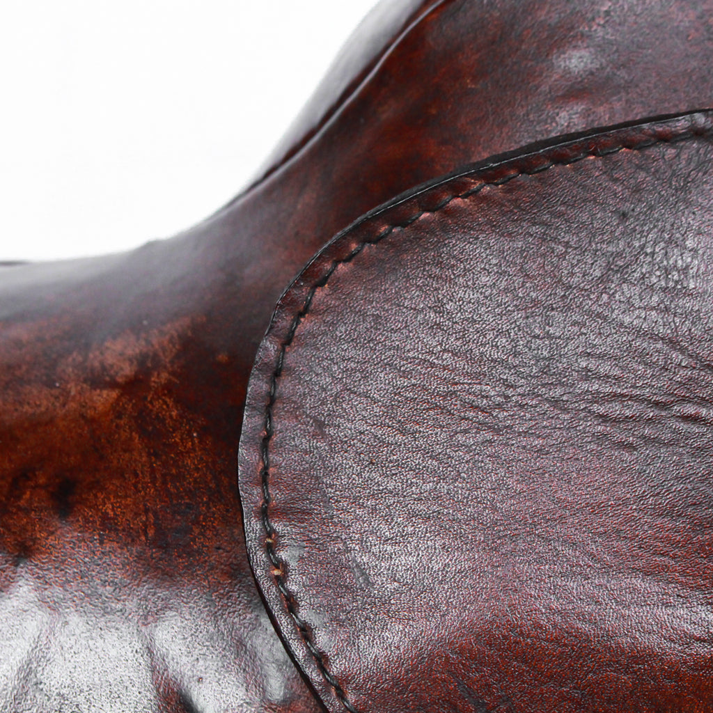 Leather Elephant Footstools