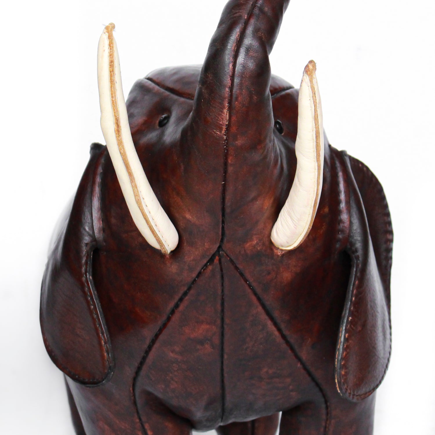 Leather Elephant Footstools