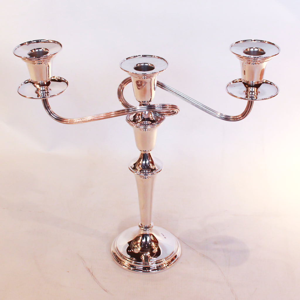 A pair of Silver Candelabra