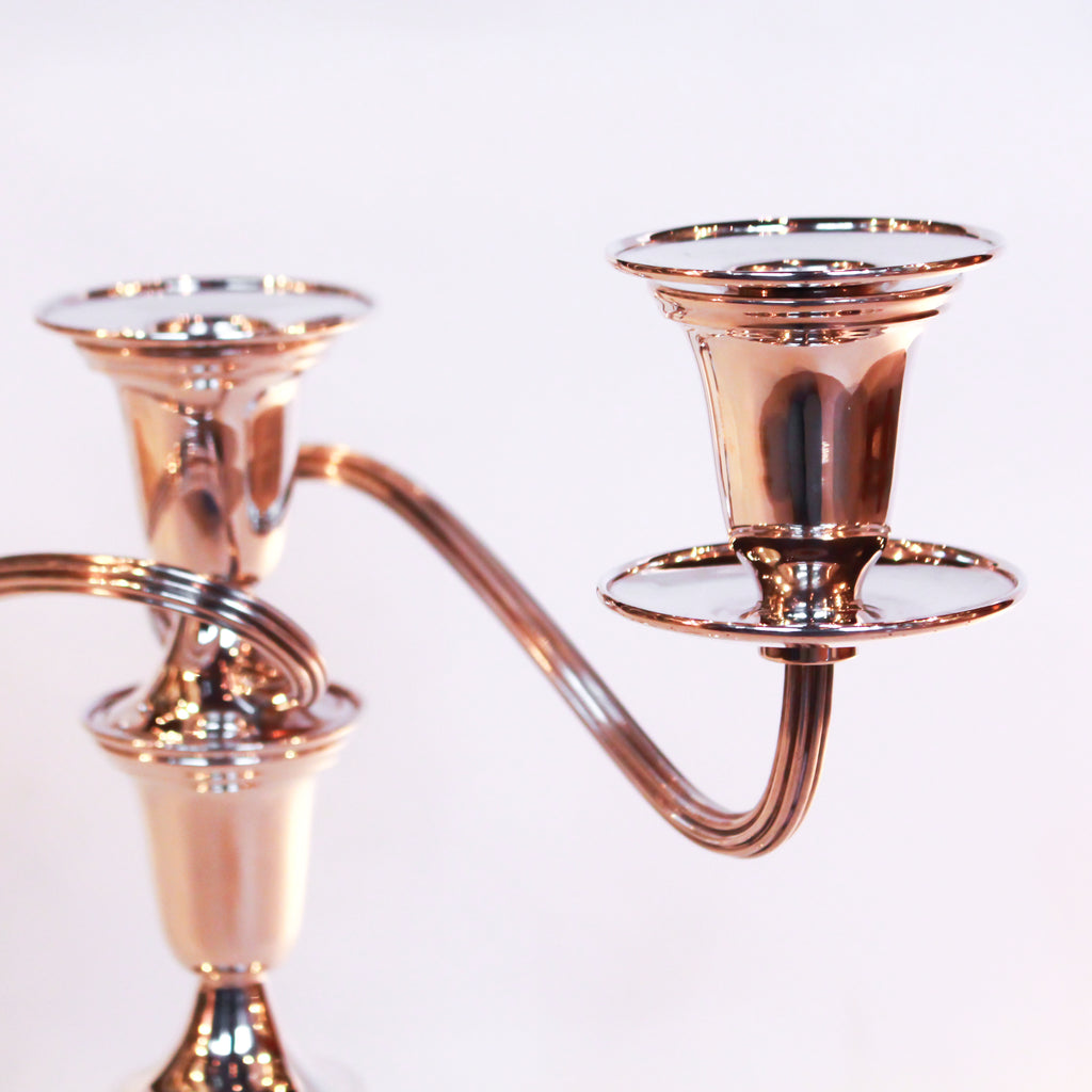 A pair of Silver Candelabra