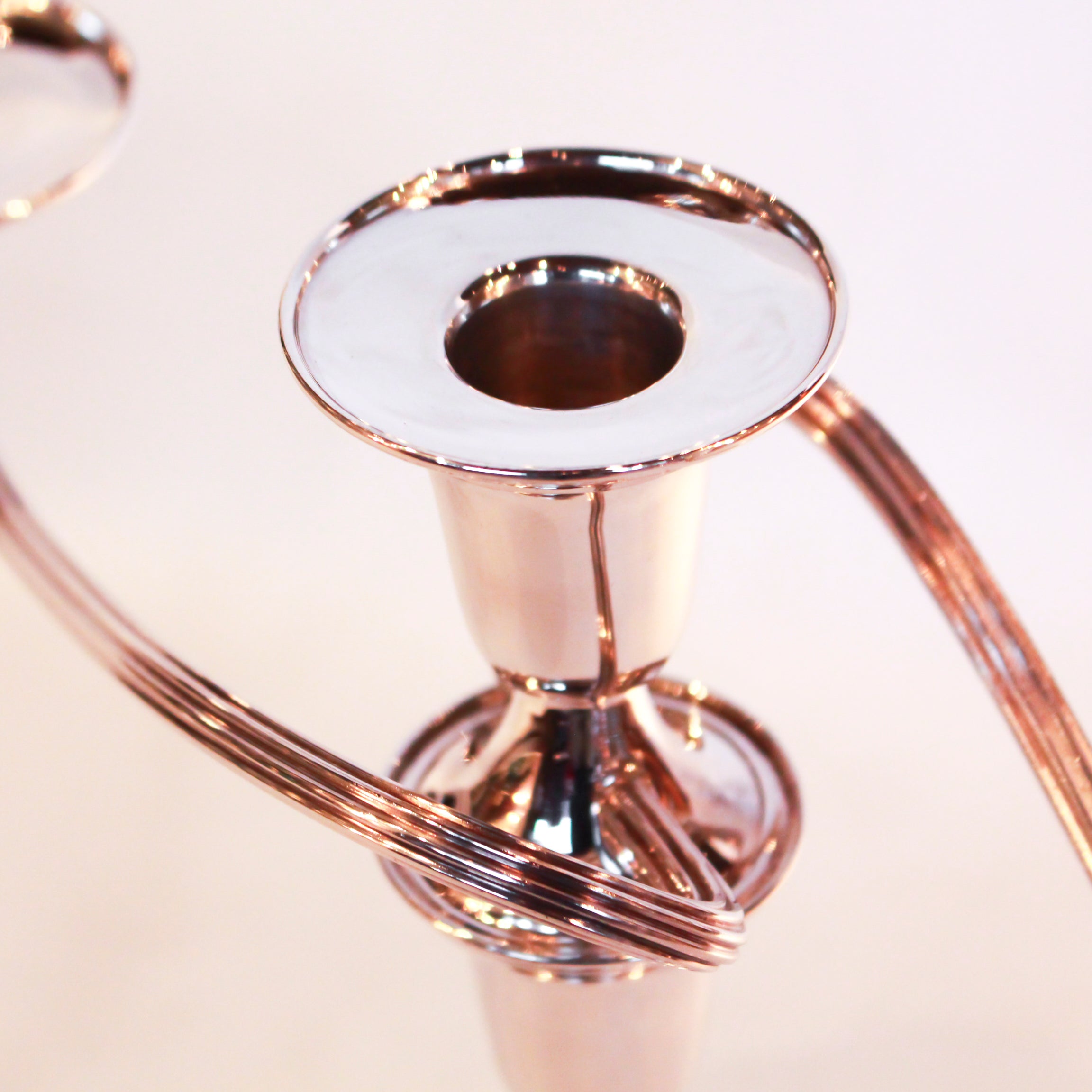 A pair of Silver Candelabra