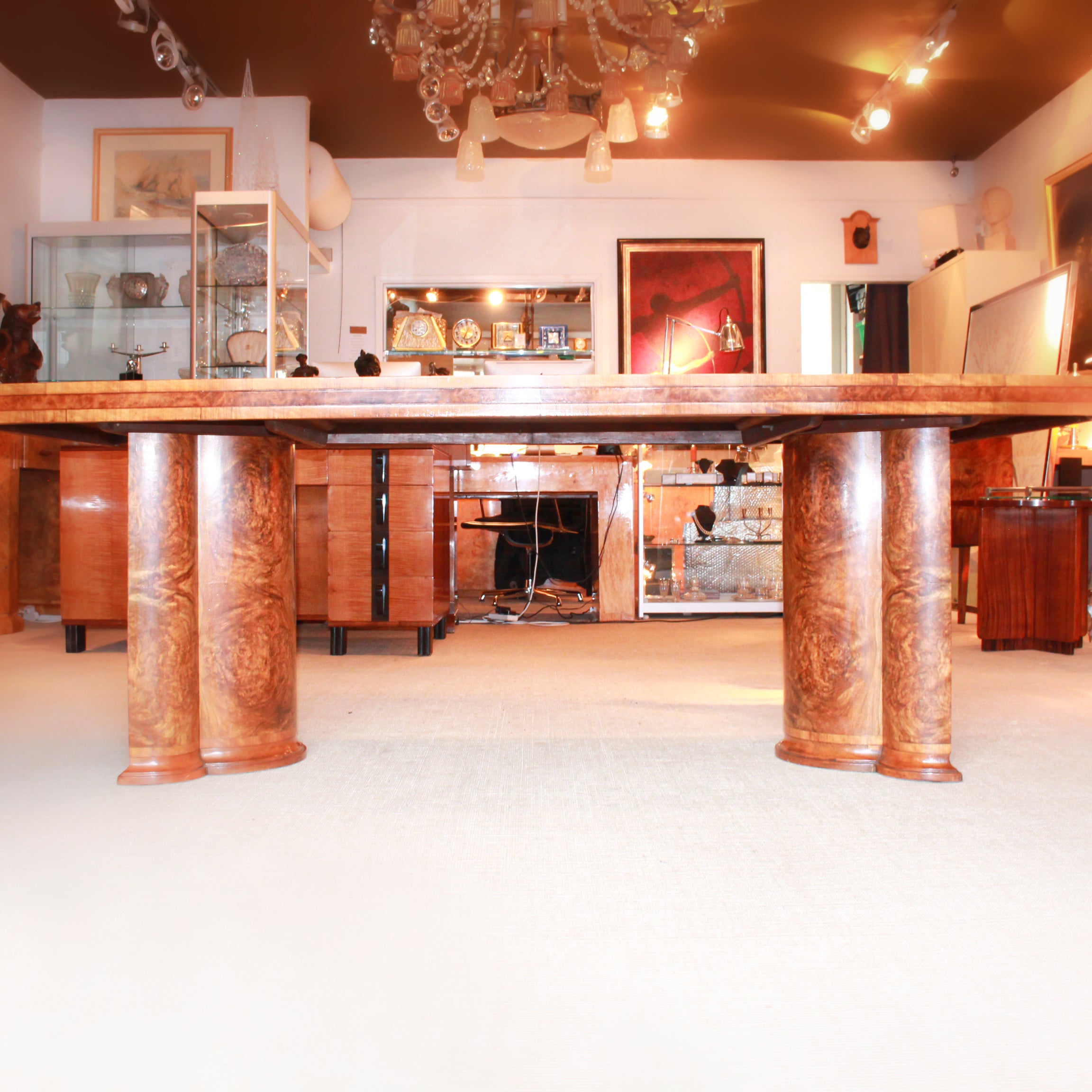 Art Deco 6 Seat Dining Suite