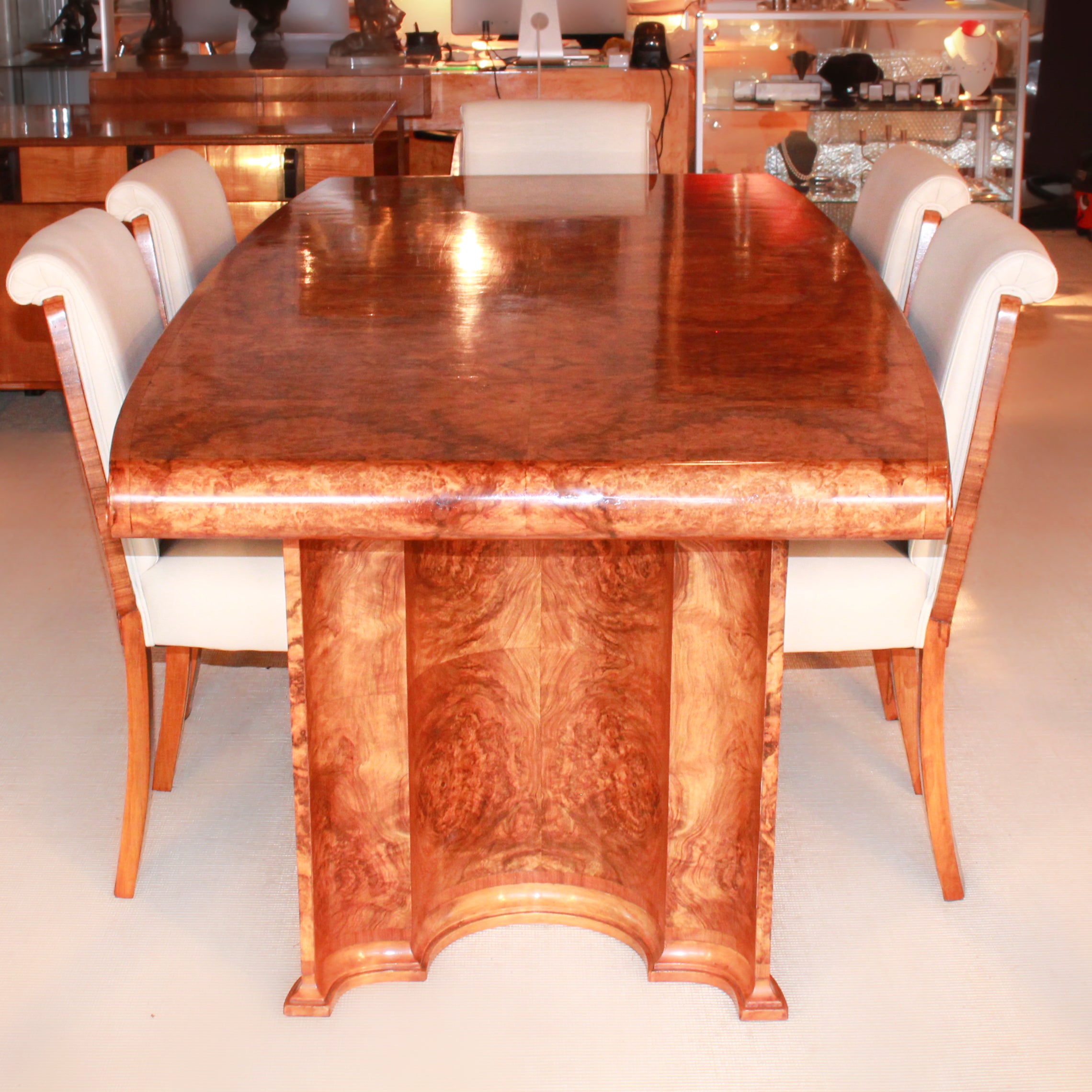 Art Deco 6 Seat Dining Suite