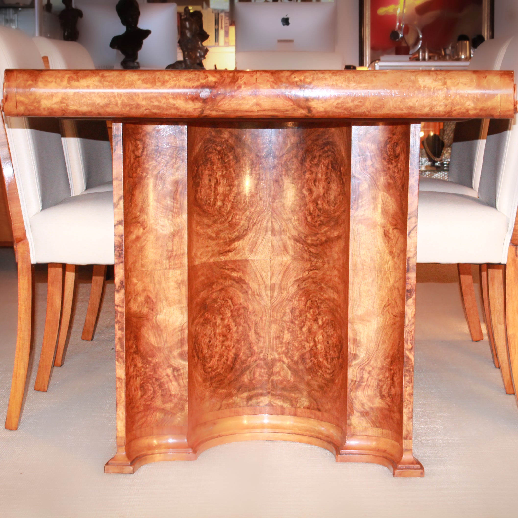 Art Deco 6 Seat Dining Suite