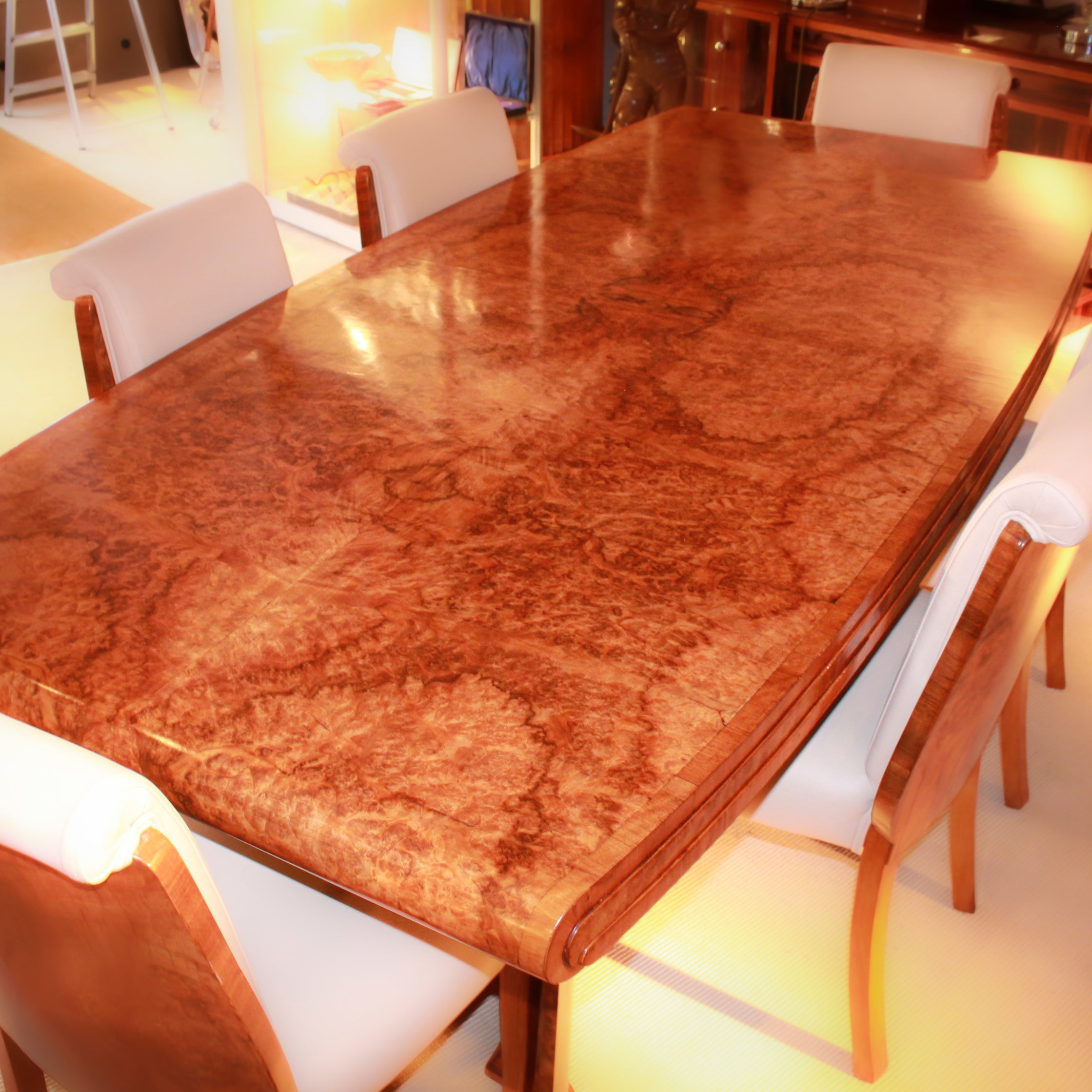 Art Deco 6 Seat Dining Suite