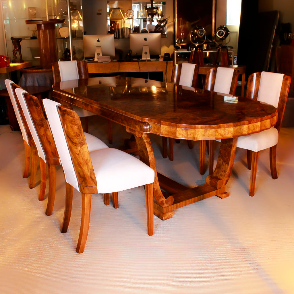 Art Deco 8 Seat Dining Suite