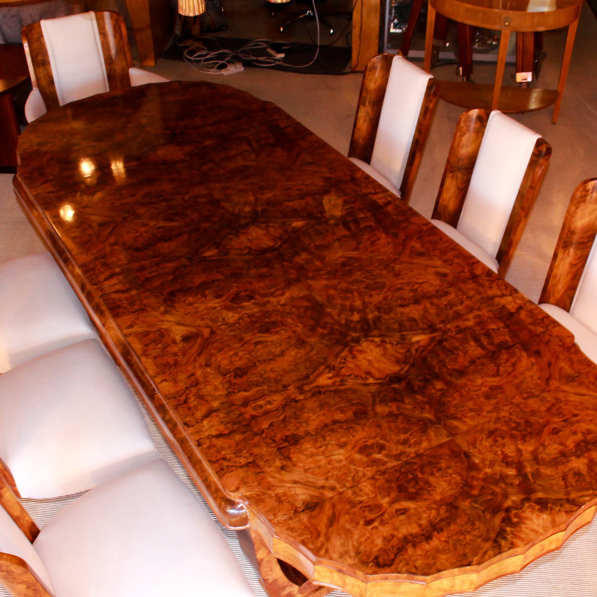 Art Deco 8 Seat Dining Suite