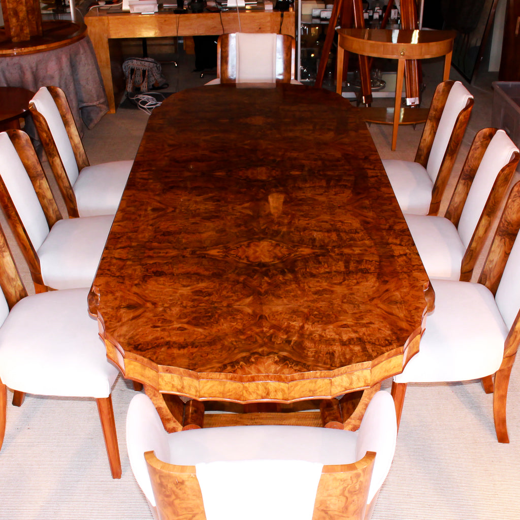 Art Deco 8 Seat Dining Suite