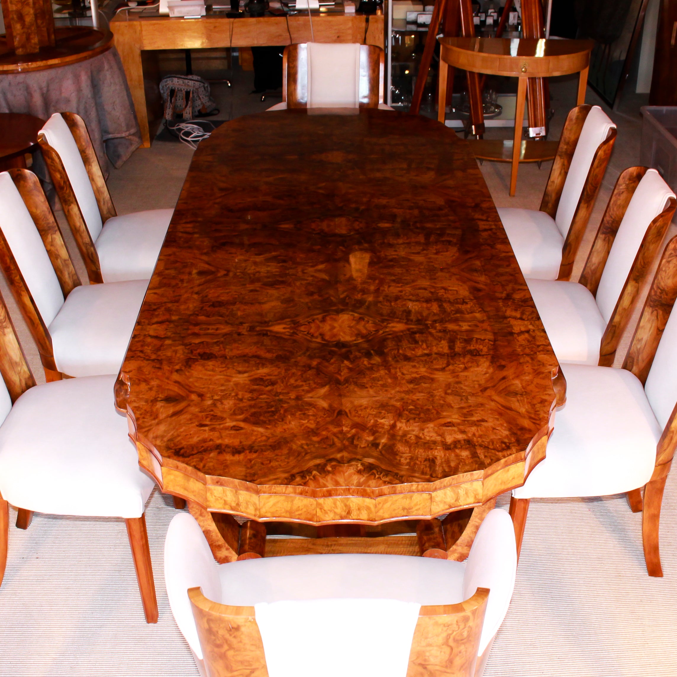 Art Deco 8 Seat Dining Suite