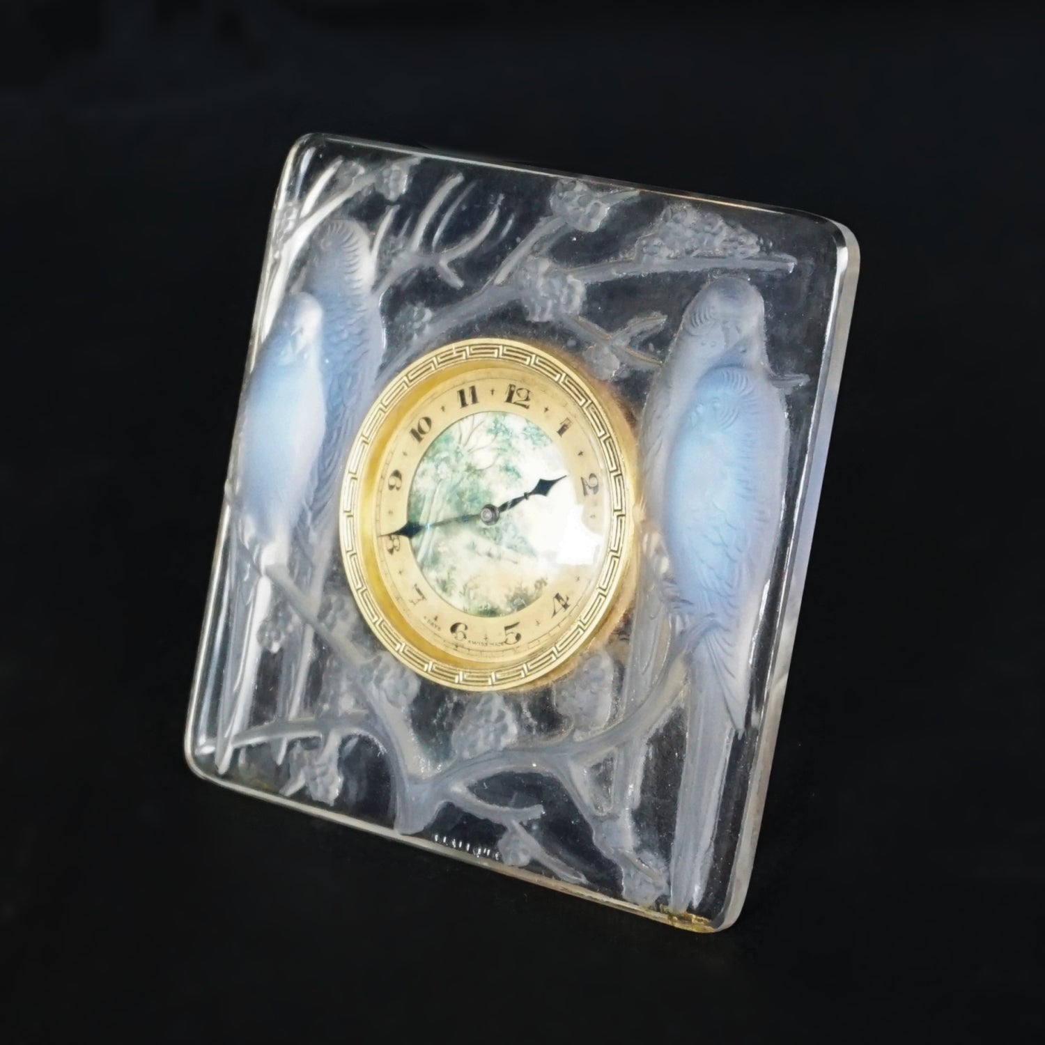 Inséparables Clock by René Lalique - René Lalique Glass -  Jeroen Markies Art Deco