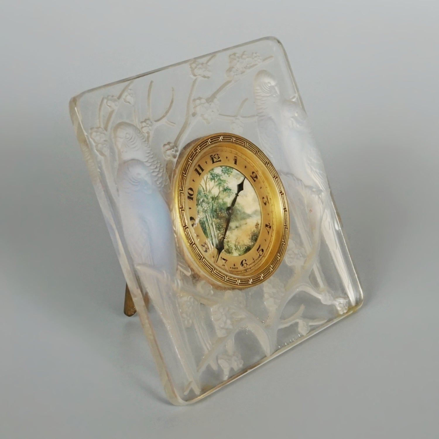 Inséparables Clock by René Lalique - René Lalique Glass -  Jeroen Markies Art Deco