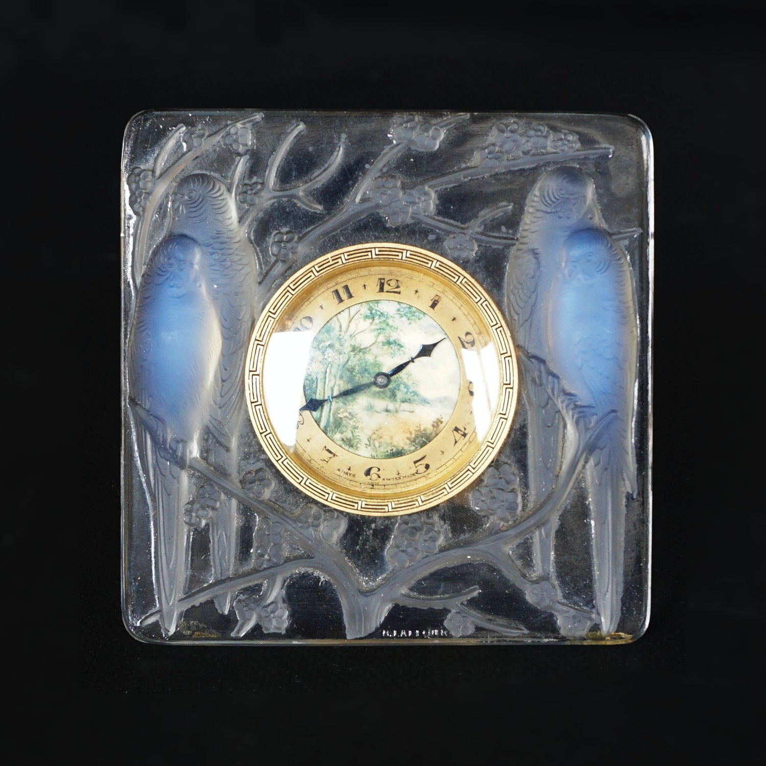 Inséparables Clock by René Lalique - René Lalique Glass -  Jeroen Markies Art Deco