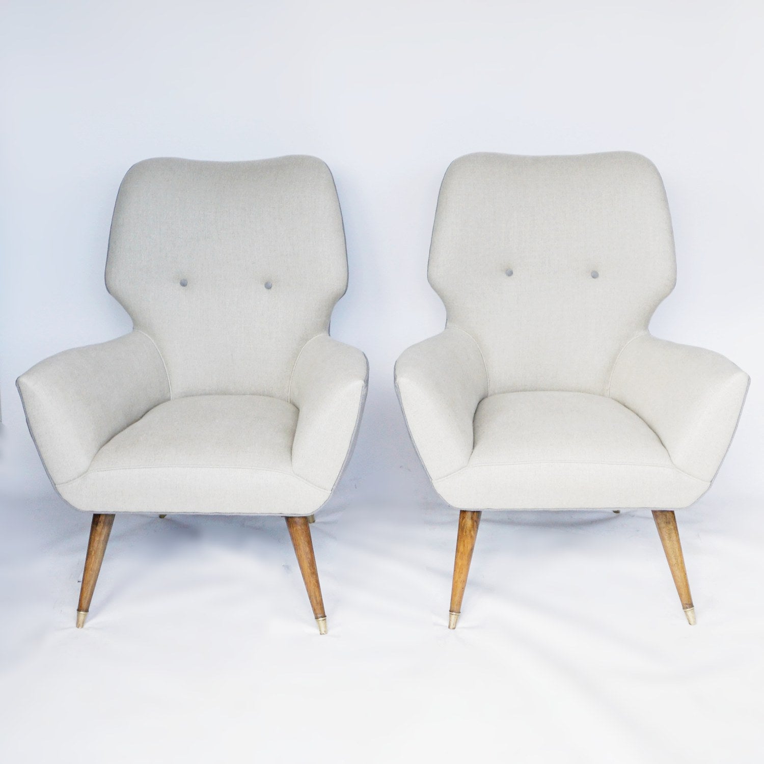 Mid-Century Modern Italian 1950's Armchairs Jeroen Markies Art Deco