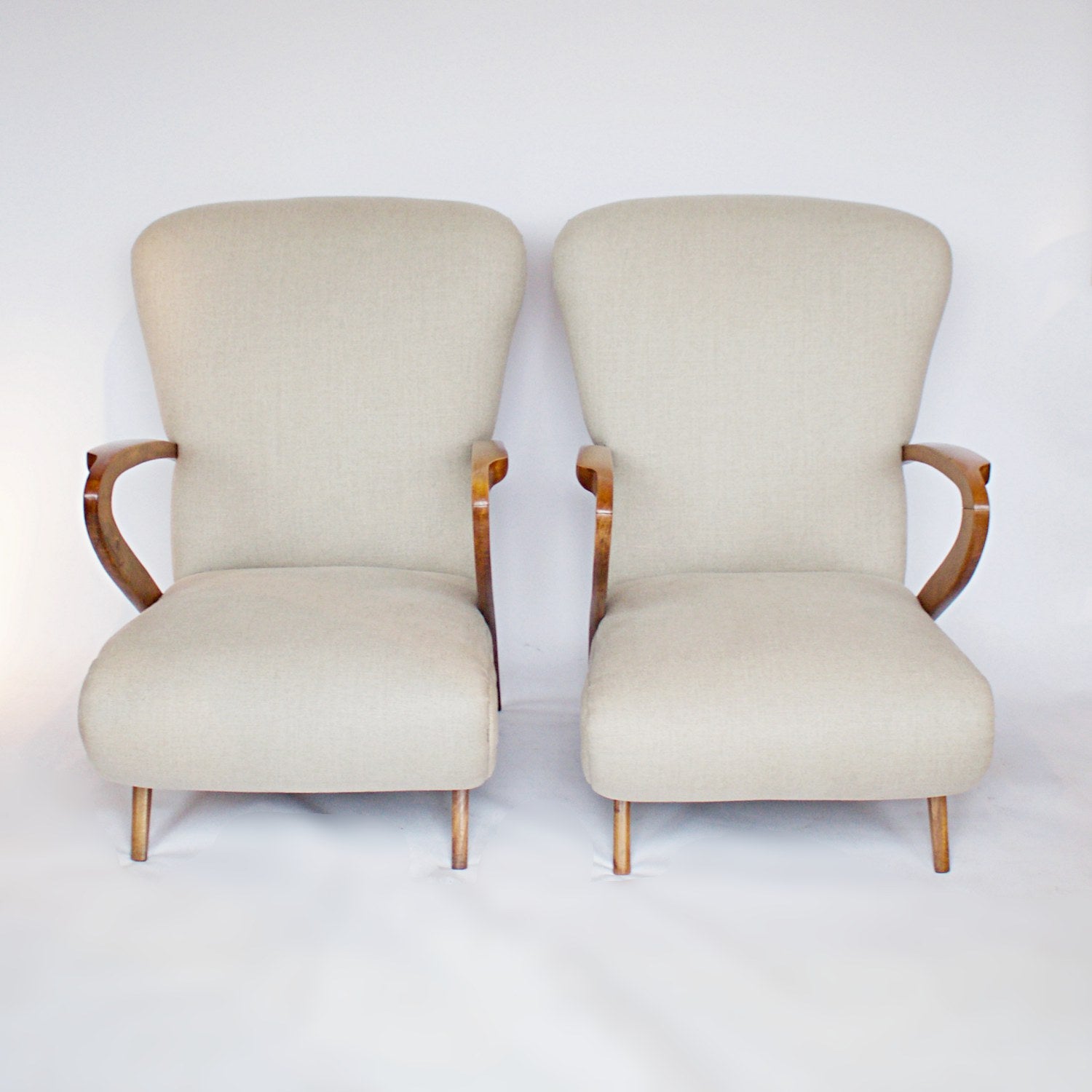 A Pair of Mid-Century Italian Armchairs Jeroen Markies Art Deco