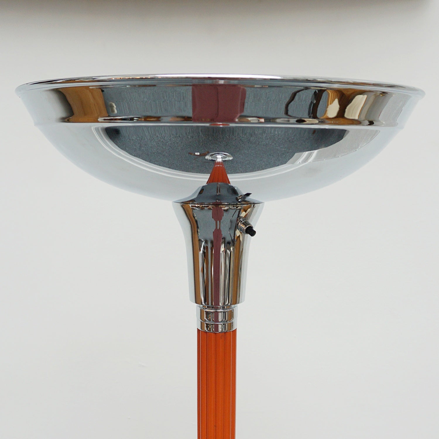 Vintage Art Deco Style Orange Bakelite Uplighter - Jeroen Markies Art Deco