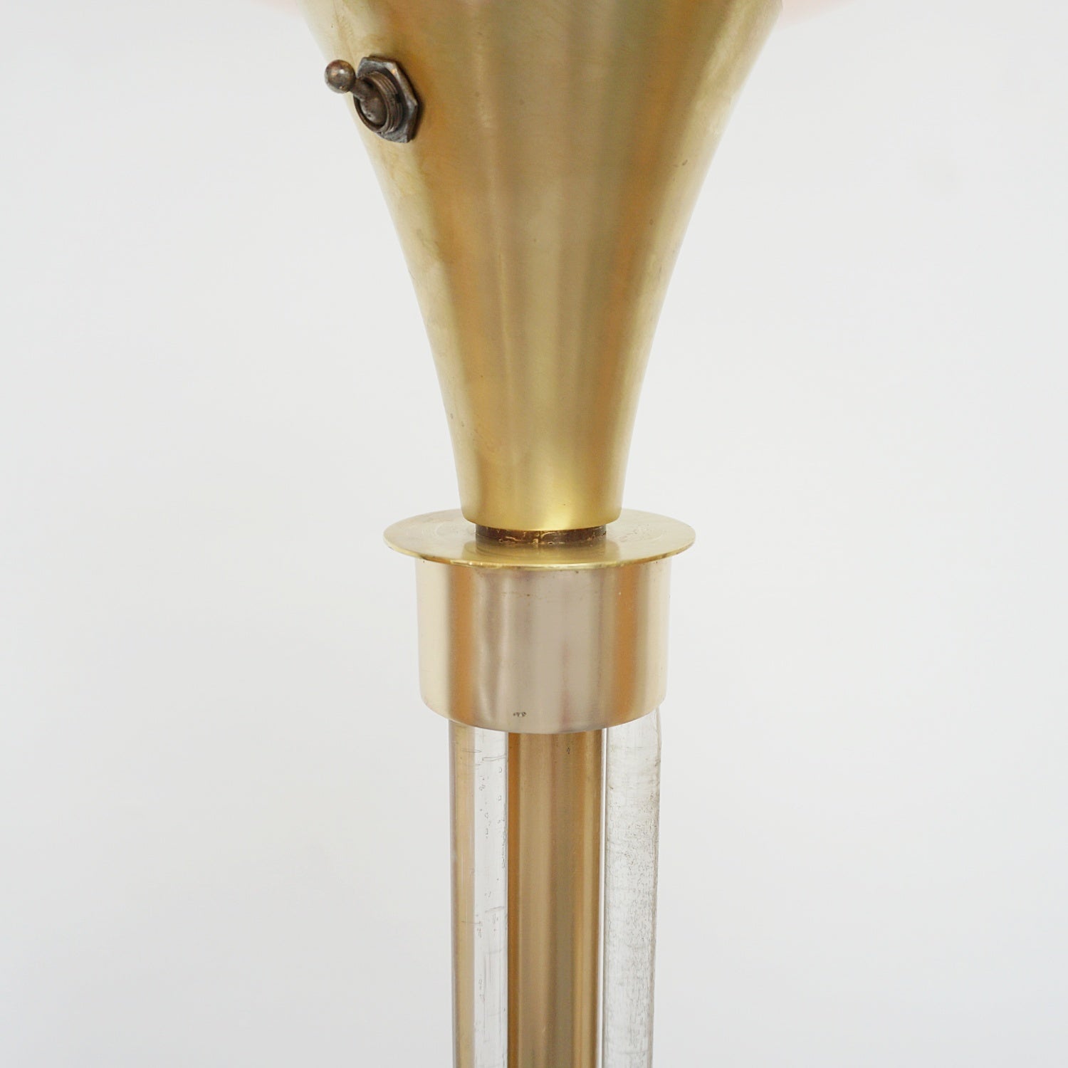 Vintage Copper and Brass Art Deco Uplighter Floor Lamp - Jeroen Markies Art Deco